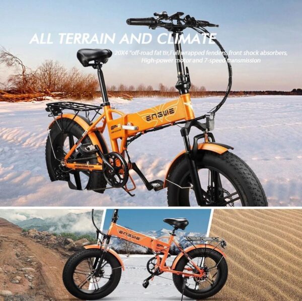 ENGWE EP-2 PRO Electric bike 750W Powerful Motor, 48V 13Ah Battery - Image 7