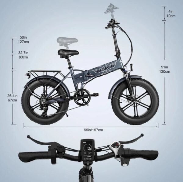 ENGWE EP-2 PRO Electric bike 750W Powerful Motor, 48V 13Ah Battery - Image 8