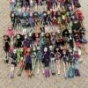 Monster High Doll Lot (54 Dolls) – Extra Clothes, Shoes, Accessories, Stands & More!
