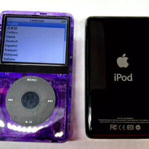 APPLE iPOD CLASSIC 5.5th Atomic Purple Black 2TB SSD Wolfson DAC 3000 Mega Battery