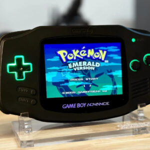 Custom Gameboy Advance - Retro Glow / Backlit Screen (IPS) / On Screen Display / USB-C Rechargeable Battery / GBA