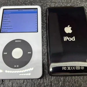 Bluetooth modded Apple iPod Classic 5.5th White Upgraded with 2TB SSD, Custom Media Player , USB C mod upgrade (2TB 3000 mAh)